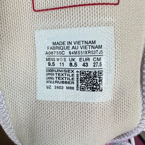 ⭐Converse Run Star Hike Hi Converse 9.5 Mens Shoes Platform Pink Sneaker A08735C - Picture 10 of 10